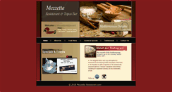 Desktop Screenshot of mezzettarestaurant.com