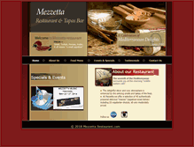 Tablet Screenshot of mezzettarestaurant.com